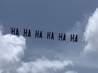 WATCH: Democrat Pays to Fly ‘Ha Ha’ Banner over Trump’s Home After FBI Raid