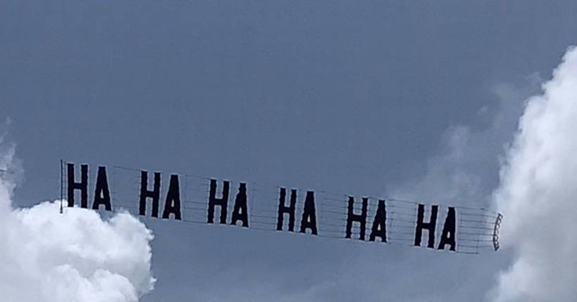 WATCH: Democrat Pays to Fly 'Ha Ha' Banner over Trump's Home
