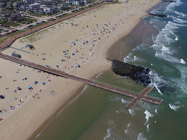 Rendering of the redesigned pier in Ocean Grove, presented by the Ocean Grove Camp Meeting Association at a ribbon cutting ceremony in July.