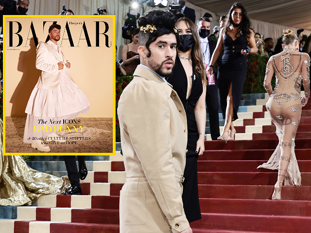 Pop Star Bad Bunny Dons Dress for 'Harper's Bazaar' Cover: 'I Can Wear What I Want'