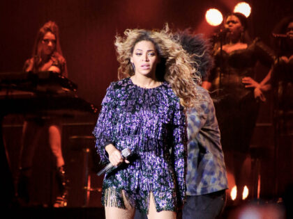 MILAN, ITALY - MAY 18: American singer-songwriter Beyoncé in concert with the Mrs Carter Show World Tour. Milan (Italy), May 18, 2013 (Photo by Marco Piraccini/Archivio Marco Piraccini/Mondadori Portfolio via Getty Images)