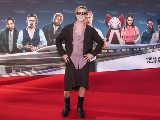 BERLIN, GERMANY - JULY 19: Brad Pitt attends the "Bullet Train" Red Carpet Scree