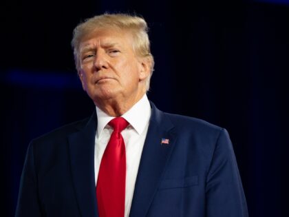 DALLAS, TEXAS - AUGUST 06: Former U.S. President Donald Trump speaks at the Conservative P