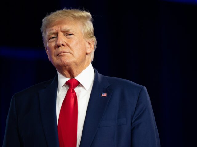 DALLAS, TEXAS - AUGUST 06: Former U.S. President Donald Trump speaks at the Conservative P