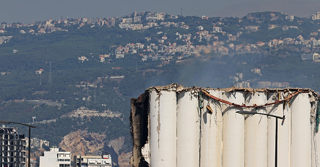 Lebanon: Sections Of Beirut's Blast-Stricken Grain Silos Collapse