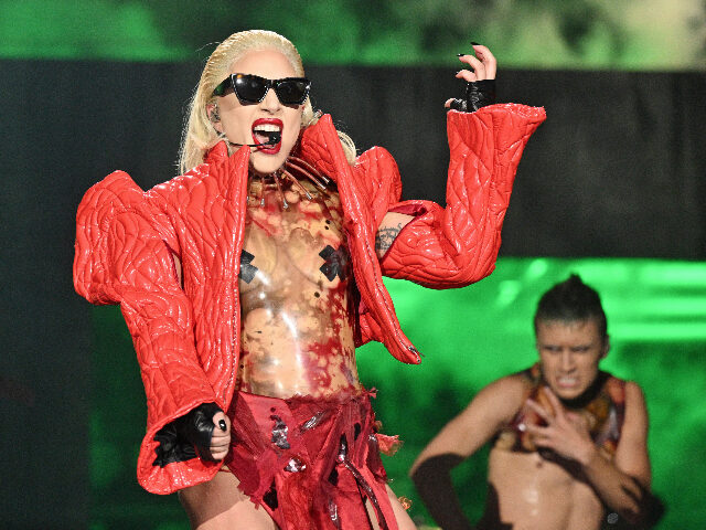 LONDON, ENGLAND - JULY 29: (Exclusive Coverage) Lady Gaga performs on stage during The Chr