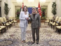 Nancy Pelosi Touches Down in Singapore to Begin Asia Tour