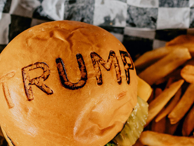 A burger joint named in honor of President Trump was founded by a Lebanese immigrant and d