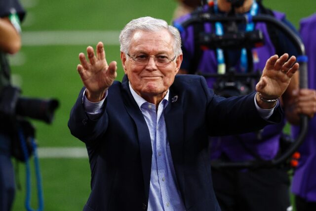 Retired NFL coach Dick Vermeil was among eight people inducted into the Pro Football Hall