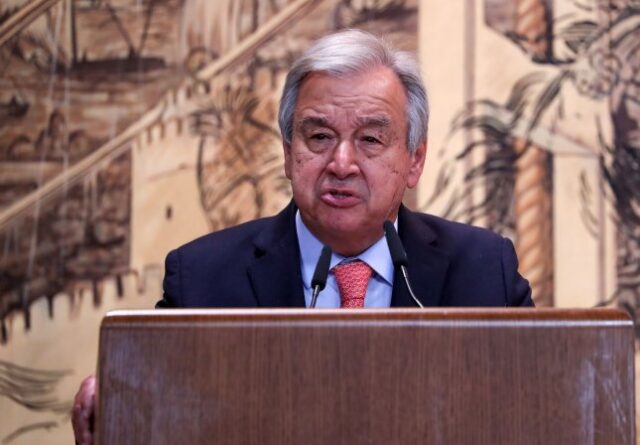 U.N. chief blasts 'grotesque greed,' urges governments to tax record energy profits