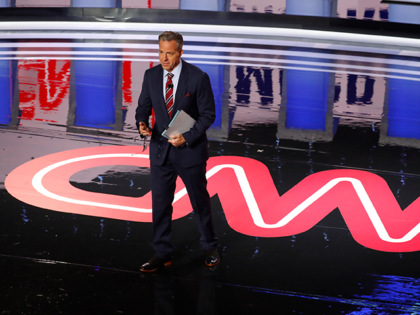 Jake Tapper speaks before the first of two Democratic presidential primary debates hosted