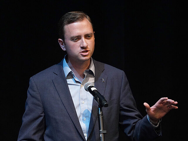 New Hampshire Republican 1st Congressional District candidate Matt Mowers speaks during a