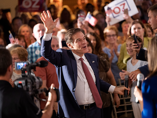 Dr. Mehmet Oz, a Republican candidate for U.S. Senate in Pennsylvania, speaks at a campaign event in Springfield, Pa., Thursday, Sept. 8, 2022. (AP Photo/Ryan Collerd)