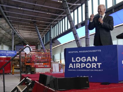 Biden Logan Airport (Evan Vucci / Associated Press)
