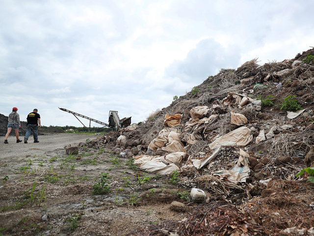 Westminster, MA - June 24: Some of the composting piles at Massachusetts Natural Fertilizer in Westminster, MA. PFAS chemicals infiltrated the drinking water of at least 200 residents' homes in the area. Some local wells have registered the highest levels of the chemicals ever recorded in well water in MA. …