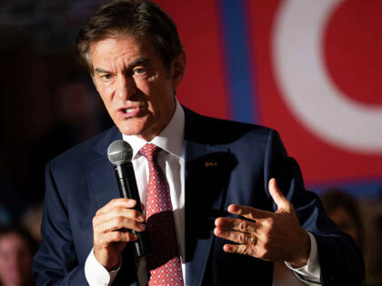 FILE - Dr. Mehmet Oz, Republican Senate candidate in Pennsylvania, speaks in Springfield, Pa., Sept. 8, 2022. With the fall campaign election season in high gear, Democrat John Fetterman and his Republican rival for U.S Senate, Dr. Mehmet Oz, are making a beeline for Philadelphia’s heavily populated suburbs. (AP Photo/Ryan …