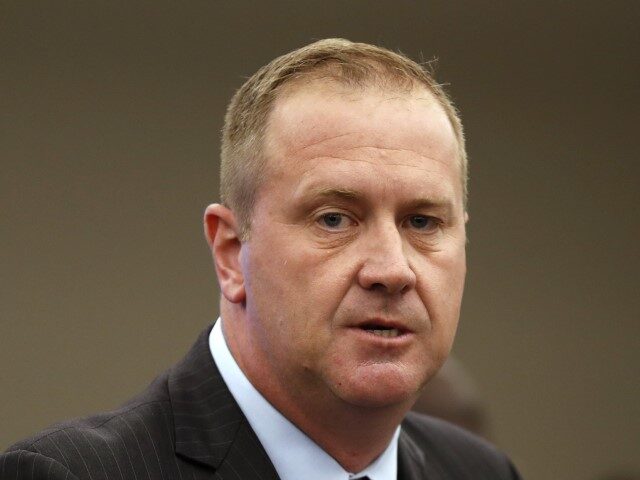 FILE - Missouri Attorney General Eric Schmitt speaks during a news conference in St. Louis