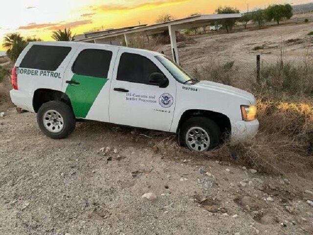 El Centro Station Border Patrol agents seized a Chevy Tahoe with face Border Patrol markin