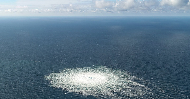 Dramatic Images of Erupting Sea Emerge from Europe-Russia Nord Stream Pipeline ‘Leaks’