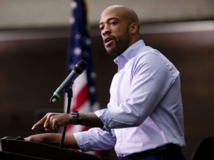 Mandela Barnes, Democratic nominee for lieutenant governor of Wisconsin, speaks during a campaign rally for Democratic candidates in Milwaukee, Wisconsin, U.S., on Monday, Oct. 22, 2018. Senator Bernie Sanders visited Wisconsin as part of a nine-state swing with to give a boost to progressive candidates ahead of the November 6 …