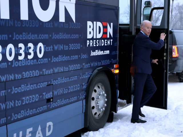 MARSHALLTOWN, IOWA - JANUARY 26: Democratic presidential candidate former Vice President J