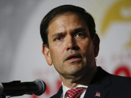 Senator Marco Rubio, a Republican from Florida, speaks during the Republican Party of Florida 2022 Victory Dinner in Hollywood, Florida, US, on Saturday, July 23, 2022. Governor Ron DeSantis emerged as a top rival to former President Donald Trump in GOP primary contest should Trump decide to run again. Photographer: …