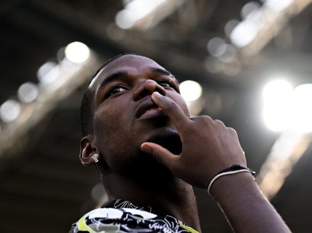 TURIN, ITALY - AUGUST 27: Paul Pogba of Juventus during the Serie A match between Juventus