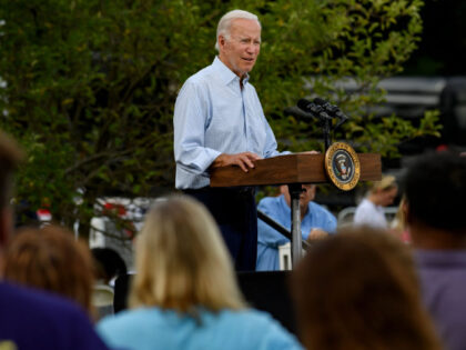 PITTSBURGH, PA - SEPTEMBER 05: President Joe Biden gives a Labor Day speech at the United