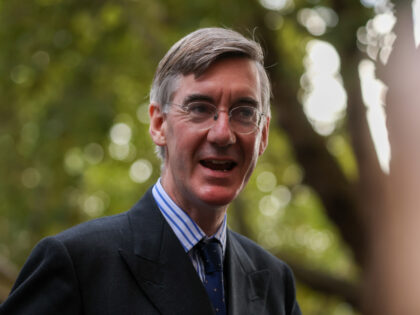 Jacob Rees-Mogg, UK business, energy and industrial strategy secretary, departs following the first meeting of cabinet ministers under Liz Truss, UK prime minister, at 10 Downing Street in London, UK, on Wednesday, Sept. 7, 2022. Liz Truss promised a major package of support this week to tackle soaring UK energy …