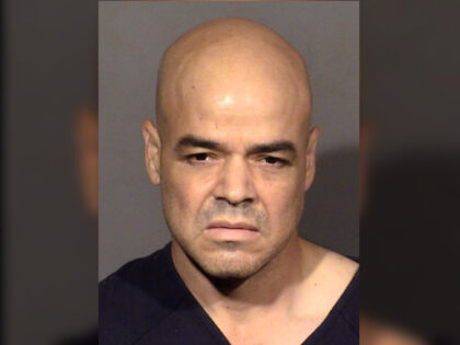 UNSPECIFIED LOCATION AND DATE: (EDITORS NOTE: Best quality available) In this handout provided by the Las Vegas Metropolitan Police Department, Clark County Public Administrator Robert Telles poses for a mugshot after being charged in the death of Las Vegas Review-Journal investigative reporter Jeff German. Police said German was stabbed to …