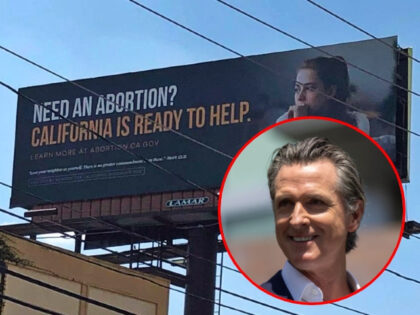 A billboard advertising abortion services in California popped up on Gervais Street in Col