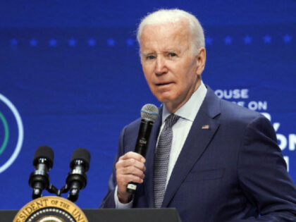 US President Joe Biden speaks at the White House Conference On Hunger, Nutrition And Healt