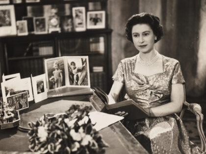 Queen Elizabeth II makes her Christmas broadcast, 1957r