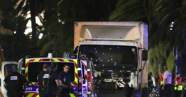 Eight people appeared before the judge in the French terror court regarding the jihadist truck attack that killed 86 people and injured 450.