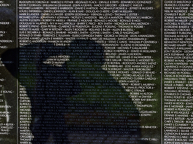 Every name inscribed on the Vietnam Memorial will be read aloud over the next three days t