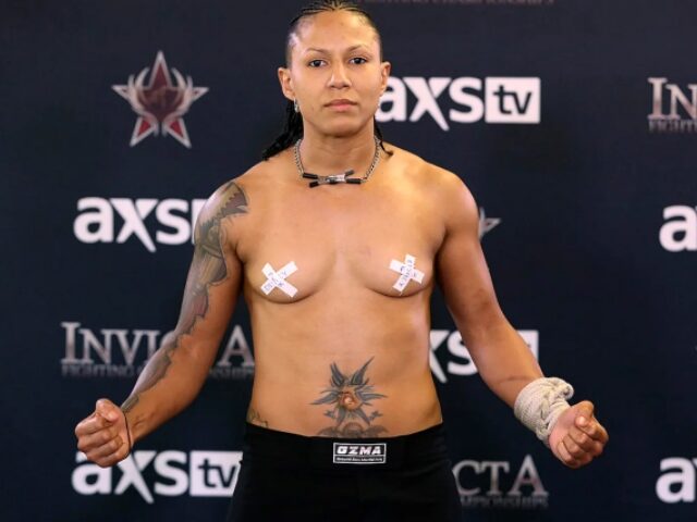 MMA Fighter Helen Peralta Wears ‘F*ck Disney’ Tape Over Breasts During Weigh-In
