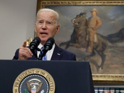 U.S. President Joe Biden delivers remarks on the federal government's response to Hurricane Ian in the Roosevelt Room at the White House on September 30, 2022 in Washington, DC. The hurricane made landfall at Cayo Costa, Florida, on Wednesday as a Category 4 storm and caused 18 confirmed deaths in …