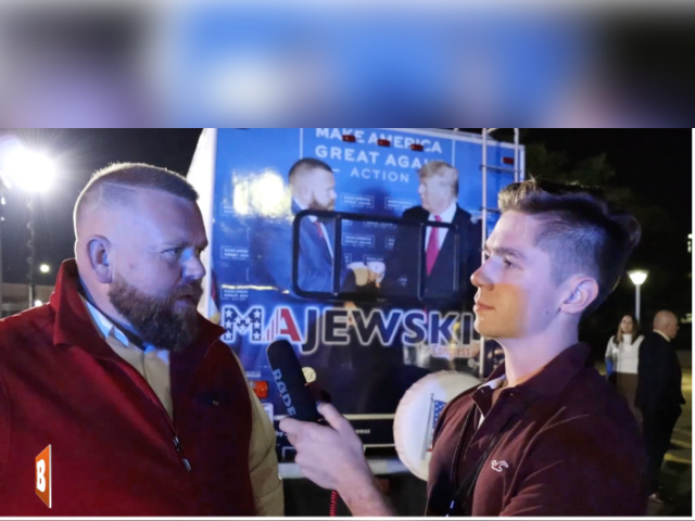 Majewski Interviewed at Trump Rally by Spencer Lindquist