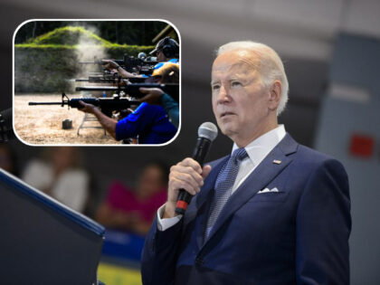 President Joe Biden speaks during a Democratic National Committee event at the National Education Association headquarters in Washington, D.C., US, on on Friday, Sept. 23, 2022. Biden criticized the agenda House Republican Leader Kevin McCarthy promised if voters return control of the chamber to his party next year, warning that …