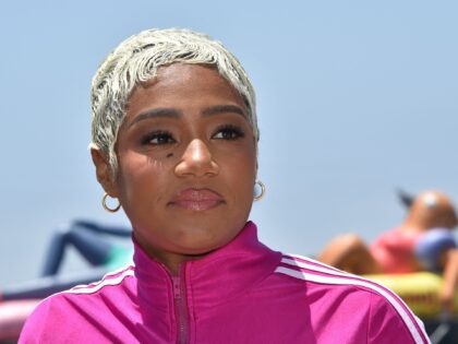 Actress Tiffany Haddish poses during the Tuca & Bertie photo op at Comic-Con International