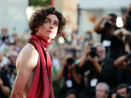 VENICE, ITALY - SEPTEMBER 02: Timothee Chalamet attends the "Bones And All" red