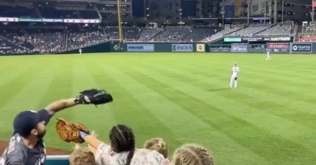 WATCH: “An old man steals a baseball from a girl” in the National Park