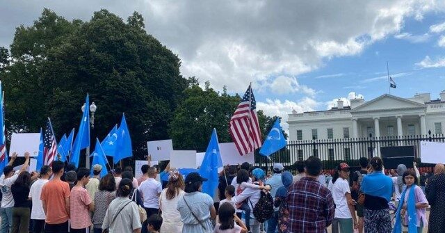 Uyghurs at White House Ask Biden to Denounce Genocide in Xi Meeting