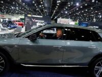 Joe Biden Drives Electric Cadillac at Detroit Auto Show: ‘Anyone Want a Ride to Washington?’