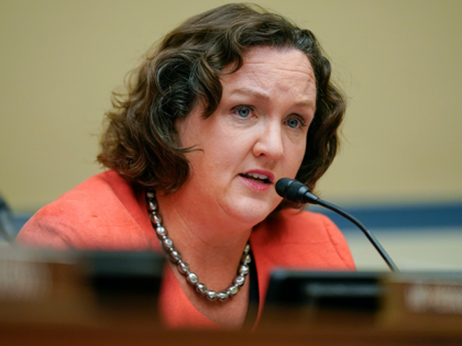 Rep. Katie Porter, D-Calif., speaks during a House Committee on Oversight and Reform hearing on gun violence on Capitol Hill in Washington, June 8, 2022. In Orange County, where the typical house sells for well over $1 million, Porter’s four-bedroom, three-bath residence in a subdivision on the University of California …