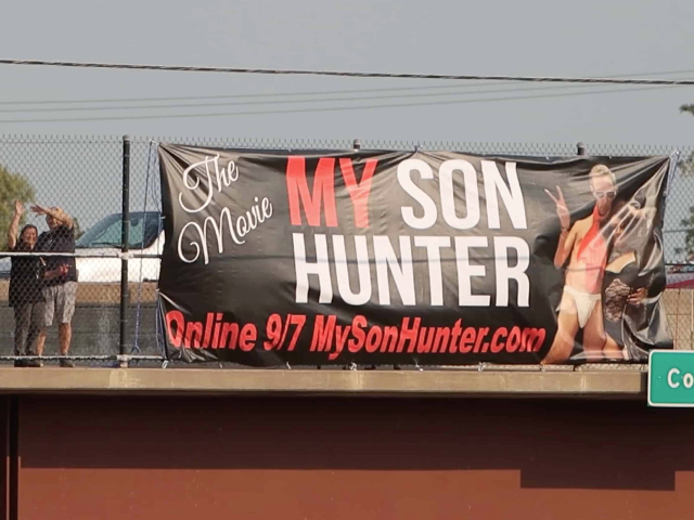 Watch: Massive 'My Son Hunter' Banner Flies in Minnesota, Wisconsin, Texas - Vimarsana News
