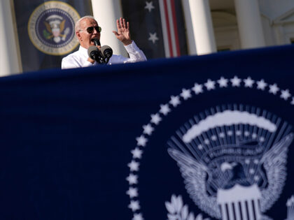 President Joe Biden speaks about the Inflation Reduction Act of 2022 during a ceremony on