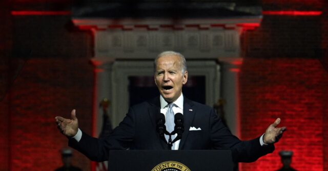 Biden Breaks Vow to Never Politicize Troops in Speech Displaying Marines