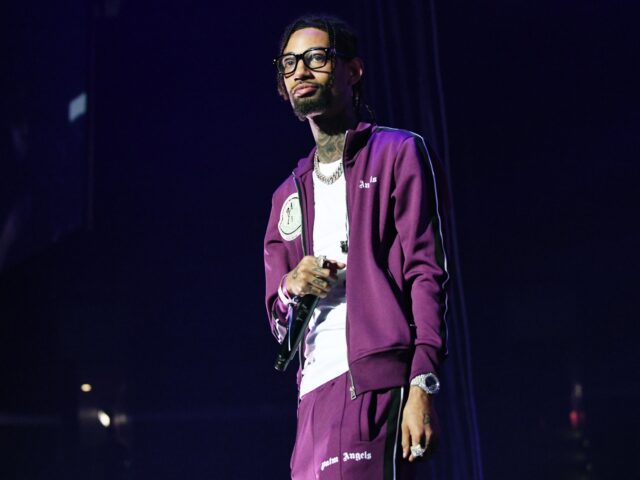 LOS ANGELES, CALIFORNIA - JUNE 22: PnB Rock performs onstage at the STAPLES Center Concert Sponsored By Sprite during BET Experience at Staples Center on June 22, 2019 in Los Angeles, California. (Photo by Michael Kovac/Getty Images for BET)