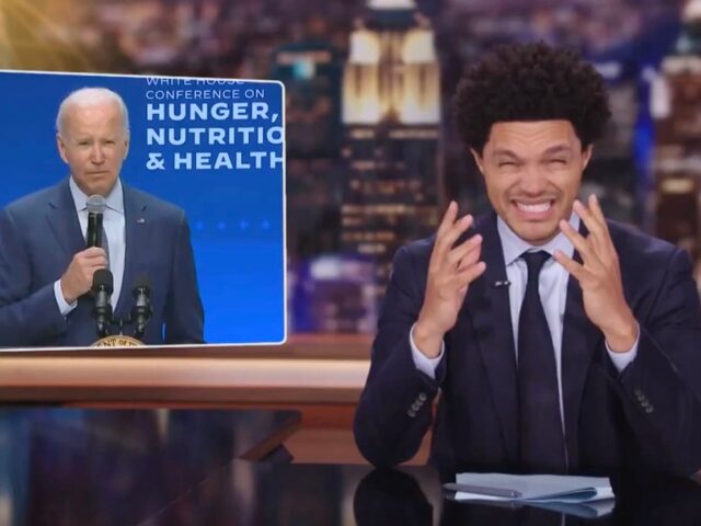 Joe Biden's shout out to a deceased congresswoman Wednesday caused uncomfortable squirming for much of his White House audience and supporters, a fact also noticed by the Daily Show later that day.